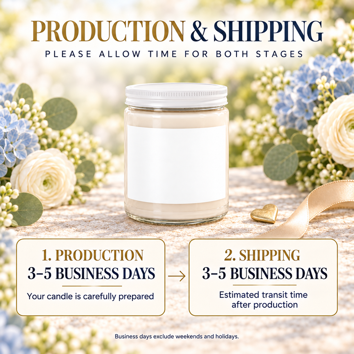Brunette & Blonde Unbreakable Bond Personalized Candle