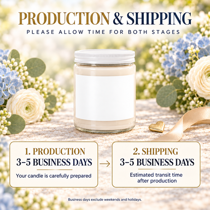 Brunette & Blonde Unbreakable Bond Personalized Candle