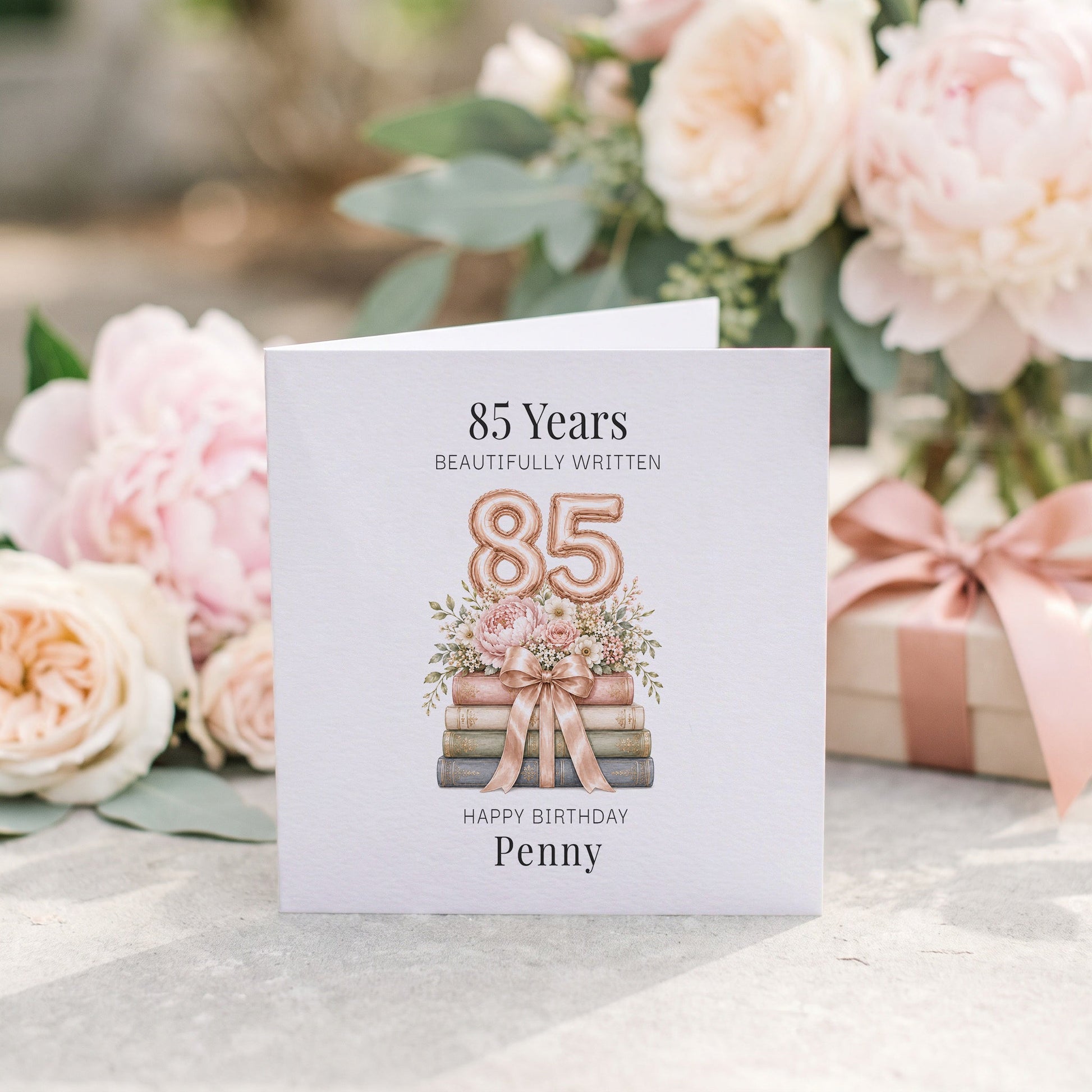 85th Birthday Card for Wife | Personalized Milestone Keepsake - Pretty Gifted