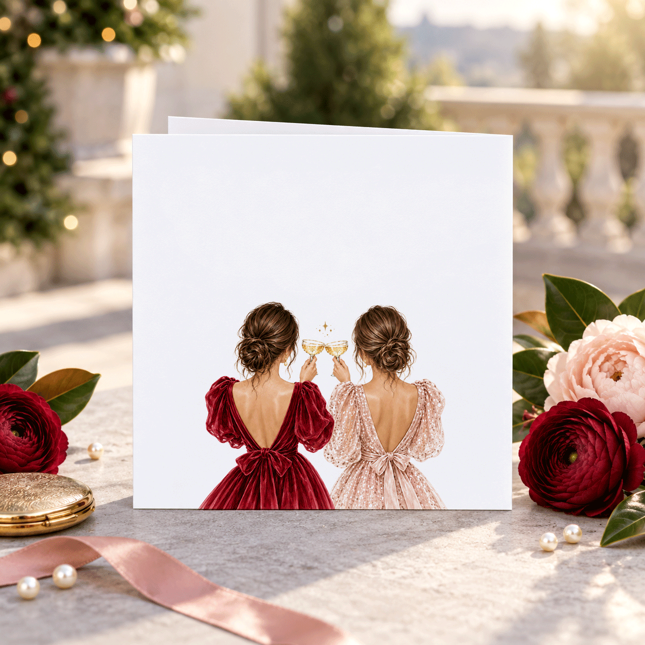 My Amazing Bestie · Personalized Friendship Christmas Card