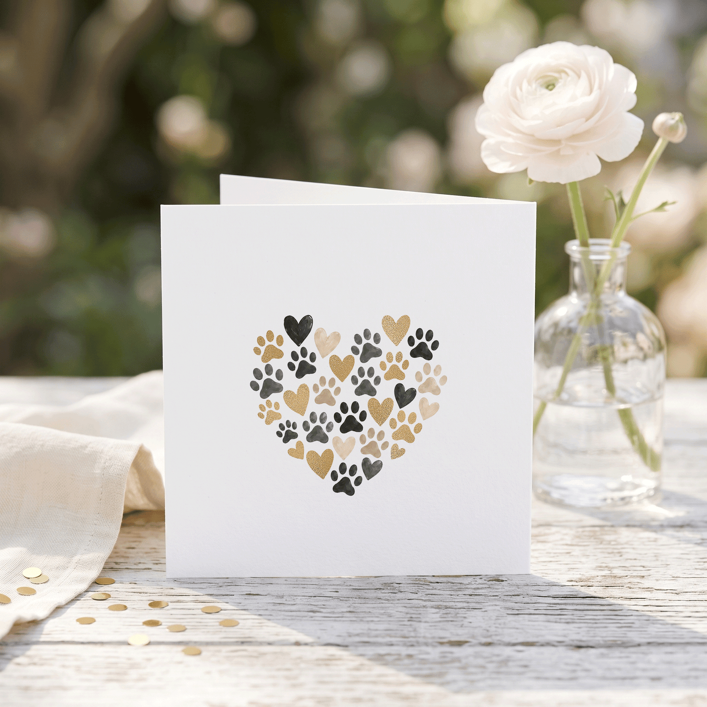 Cat Mom Birthday Card | Personalized From the Cat Custom Pet Name - Pretty Gifted