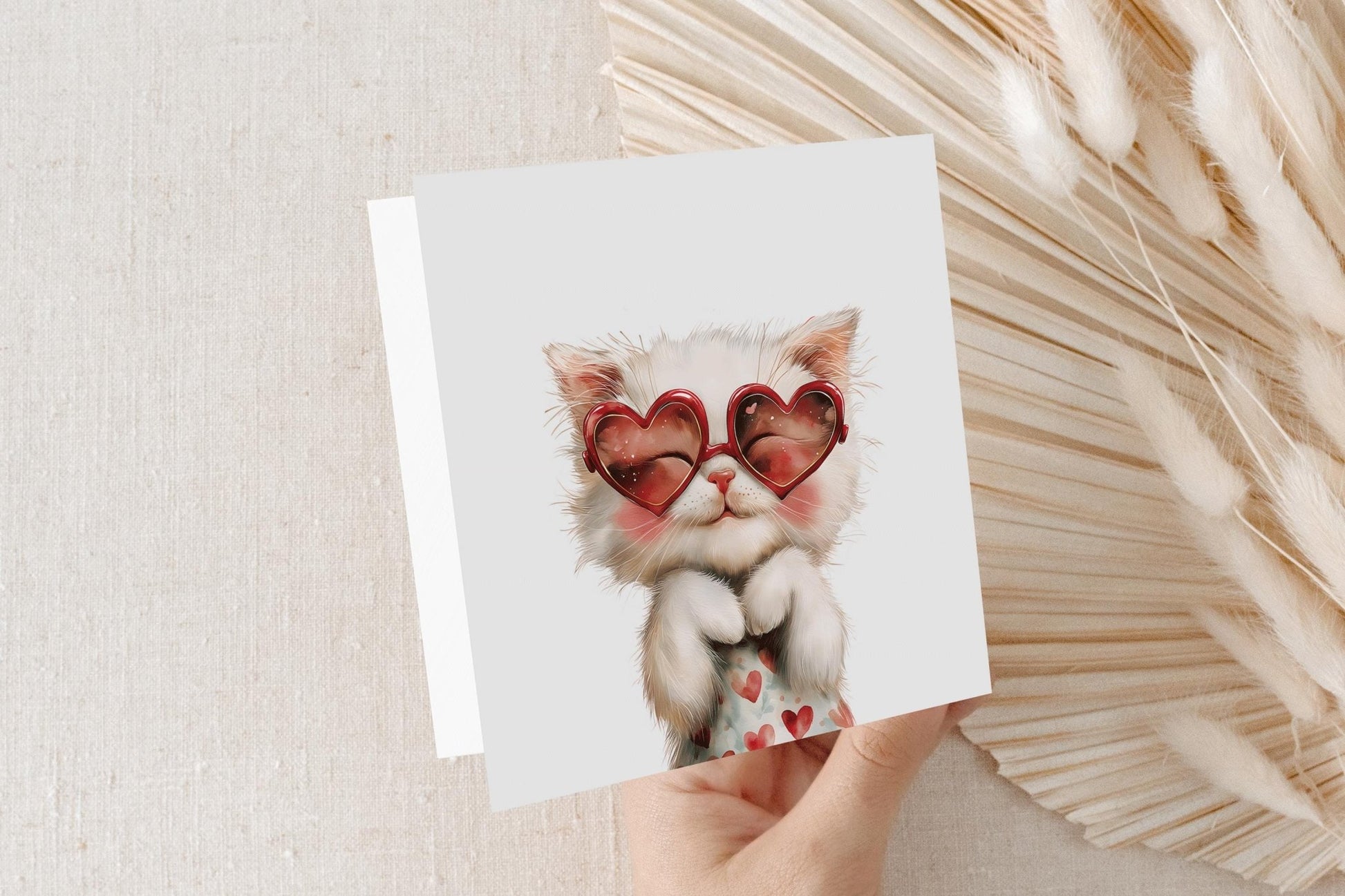 Cat Mom Mother's Day Card, Purrfect Cat Mom Funny Gift - Pretty Gifted