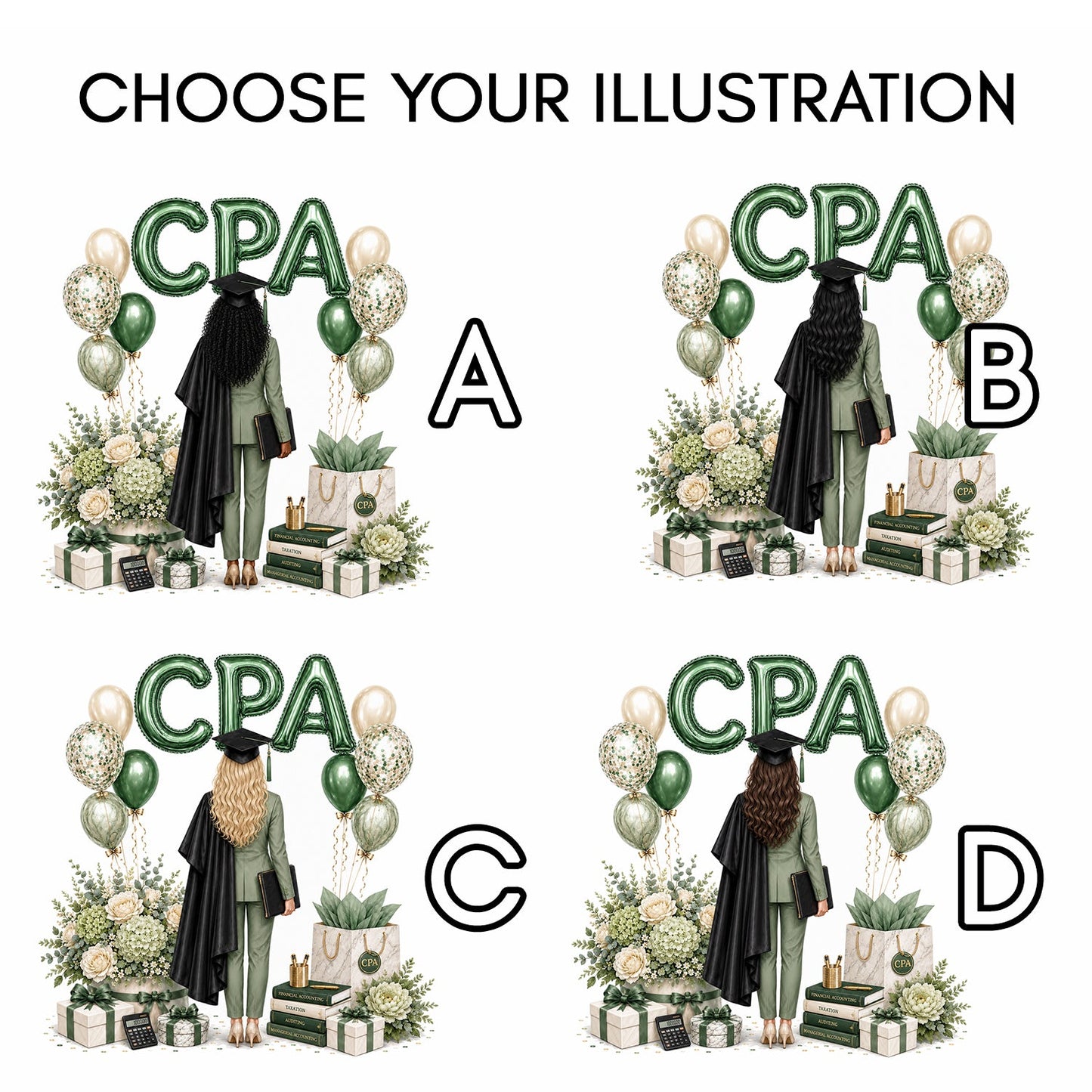 CPA Card, Personalized Gift for Newly Licensed Accountant - Pretty Gifted