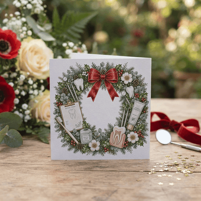 Dentist Christmas Card, Personalized DDS Gift - Pretty Gifted