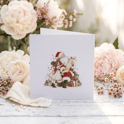 Niece Christmas Card with Name, A Festive Family Greeting - Pretty Gifted