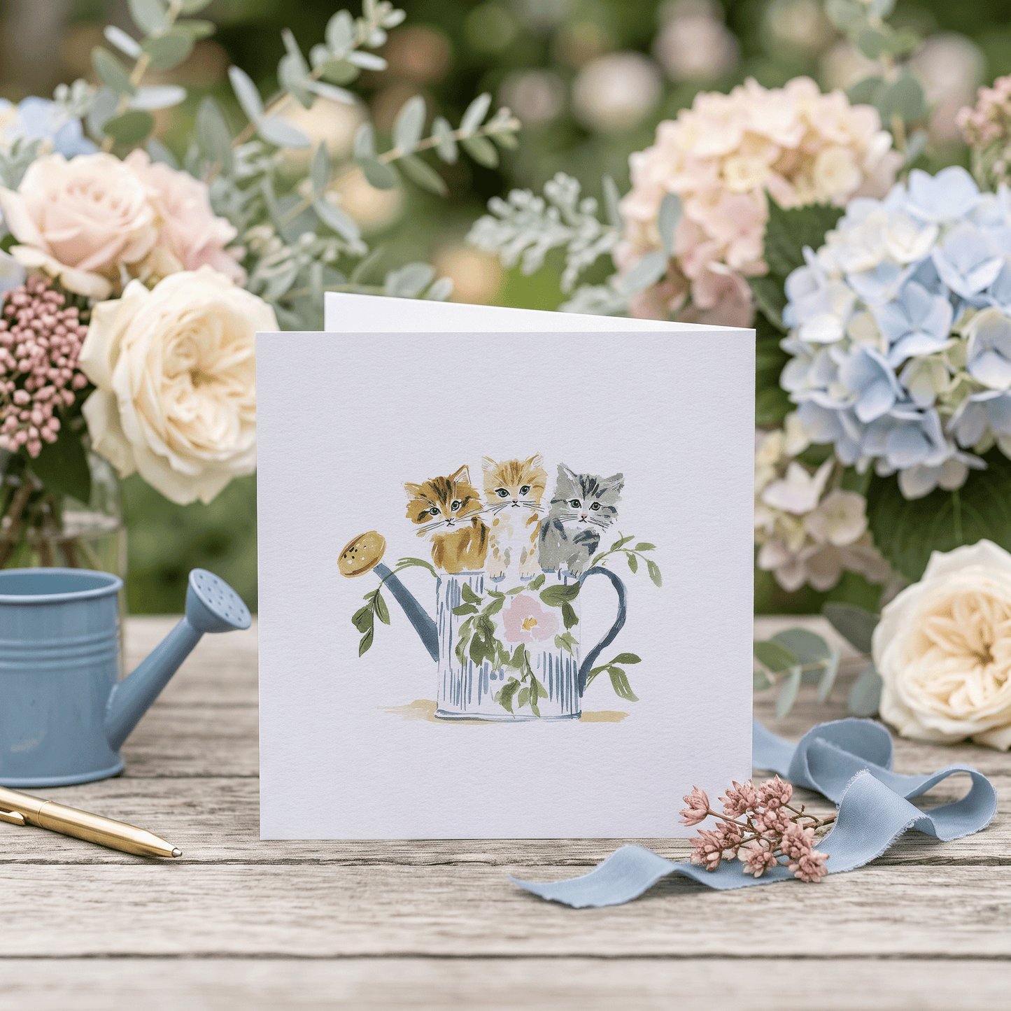Personalized Meowther’s Day Watering Can Cat Mom Card - Pretty Gifted