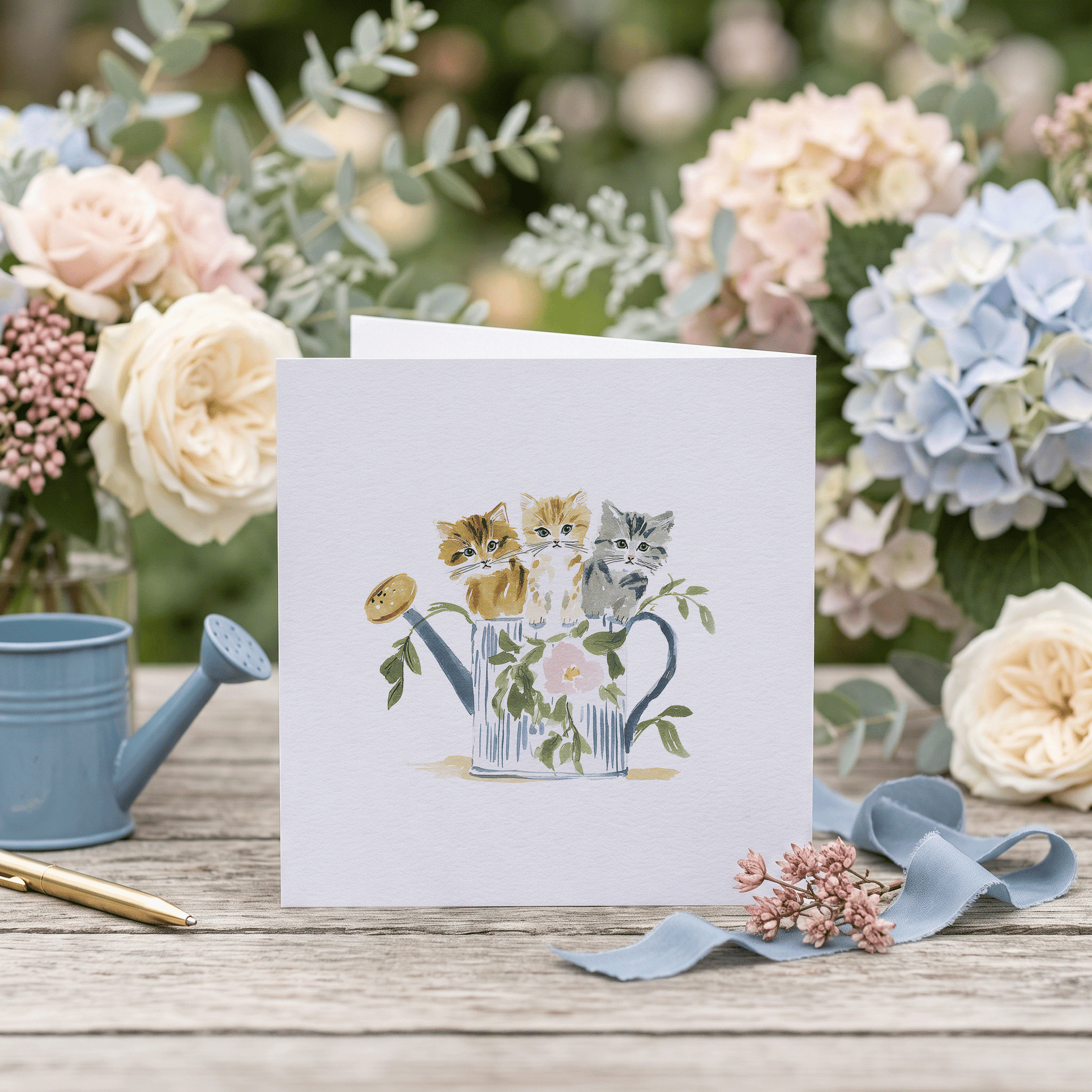 Personalized Meowther’s Day Watering Can Cat Mom Card - Pretty Gifted