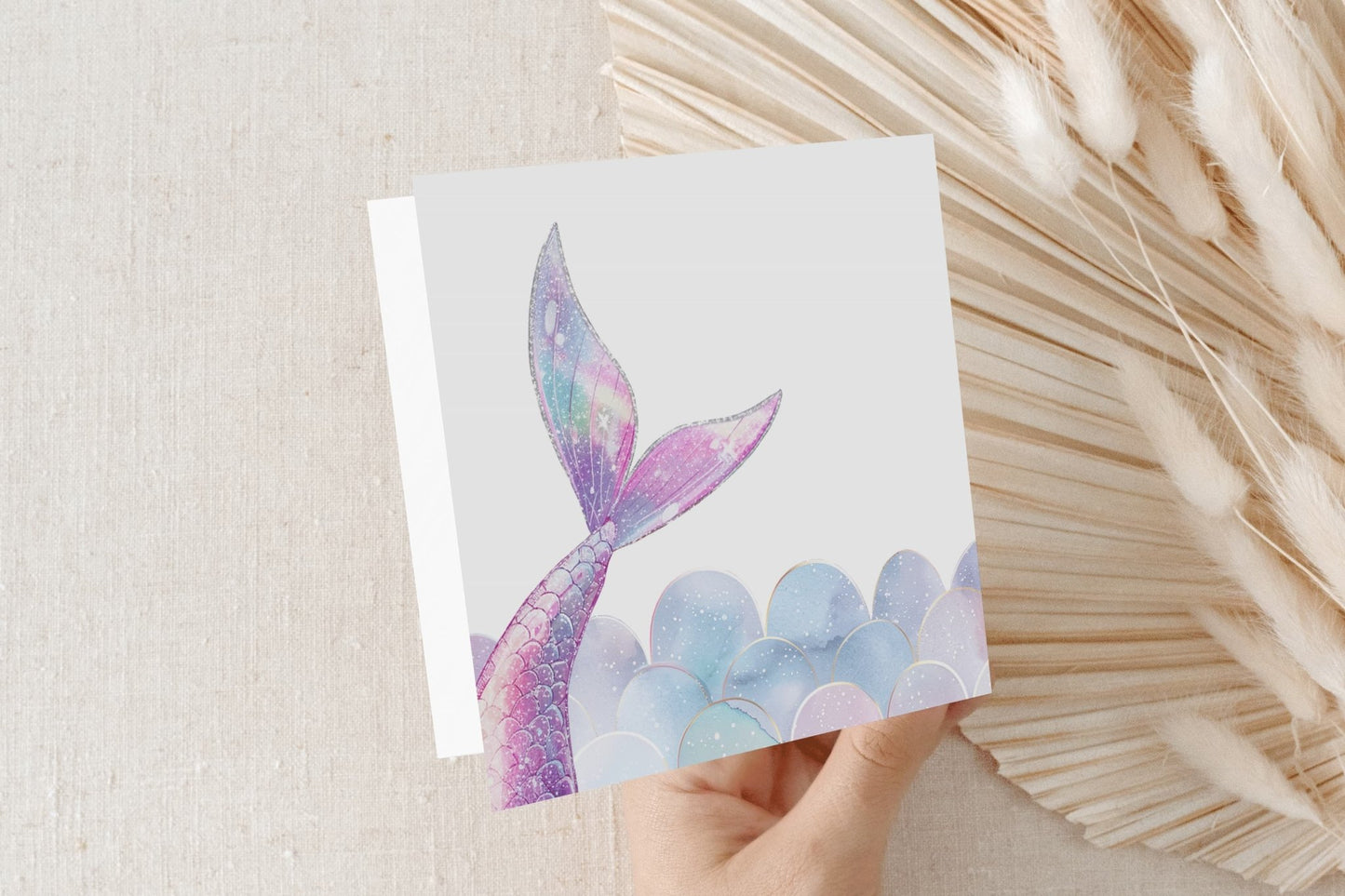 Personalized Mermaid Birthday Card, Girls Keepsake Gift Any Age - Pretty Gifted