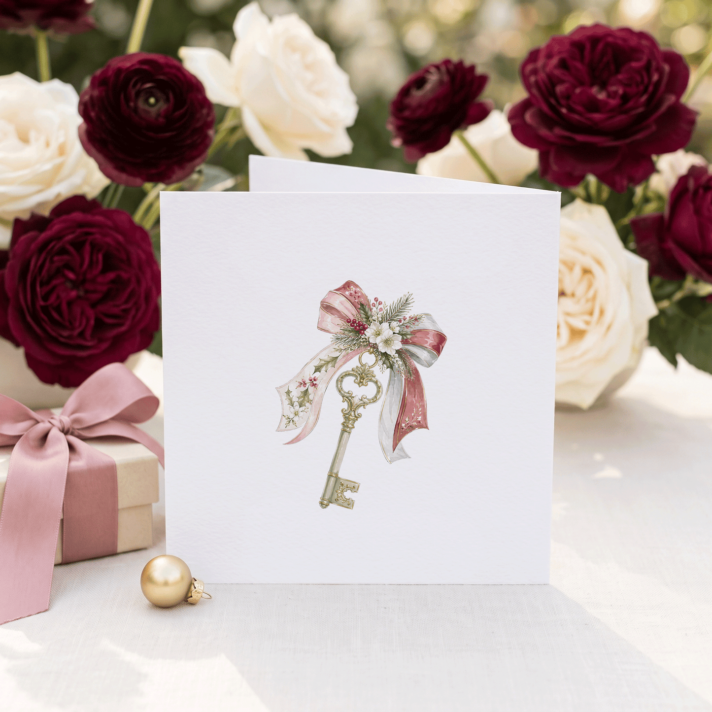 Personalized New Home Christmas Card | First Home Congratulations Gift - Pretty Gifted