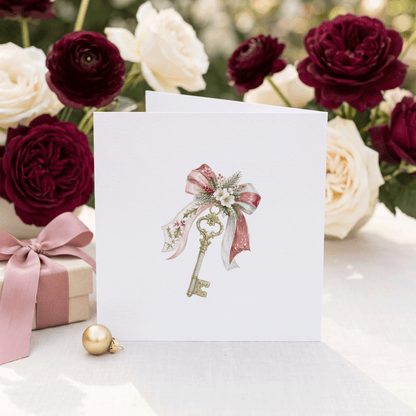 Personalized New Home Christmas Card | First Home Congratulations Gift - Pretty Gifted