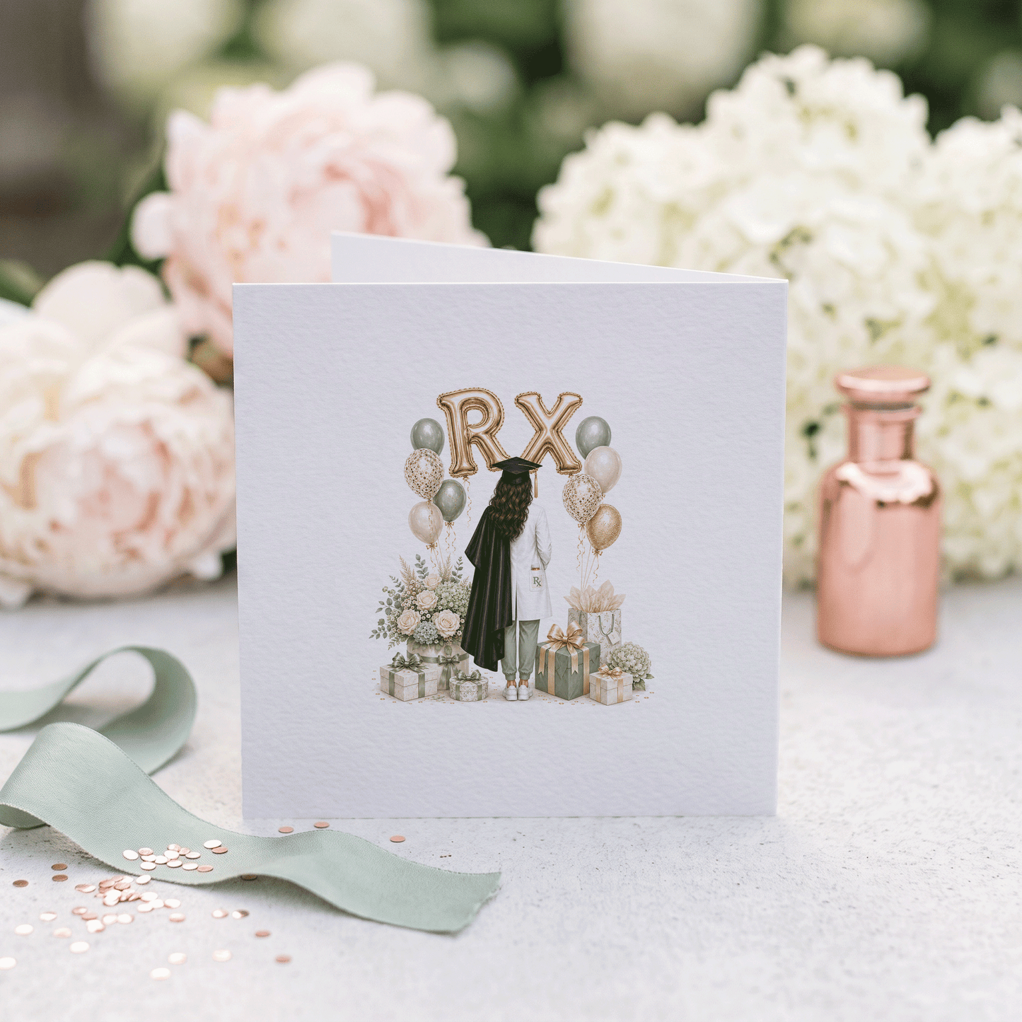 Pharmacist Graduation Card | Personalized PharmD RX Grad Gift - Pretty Gifted