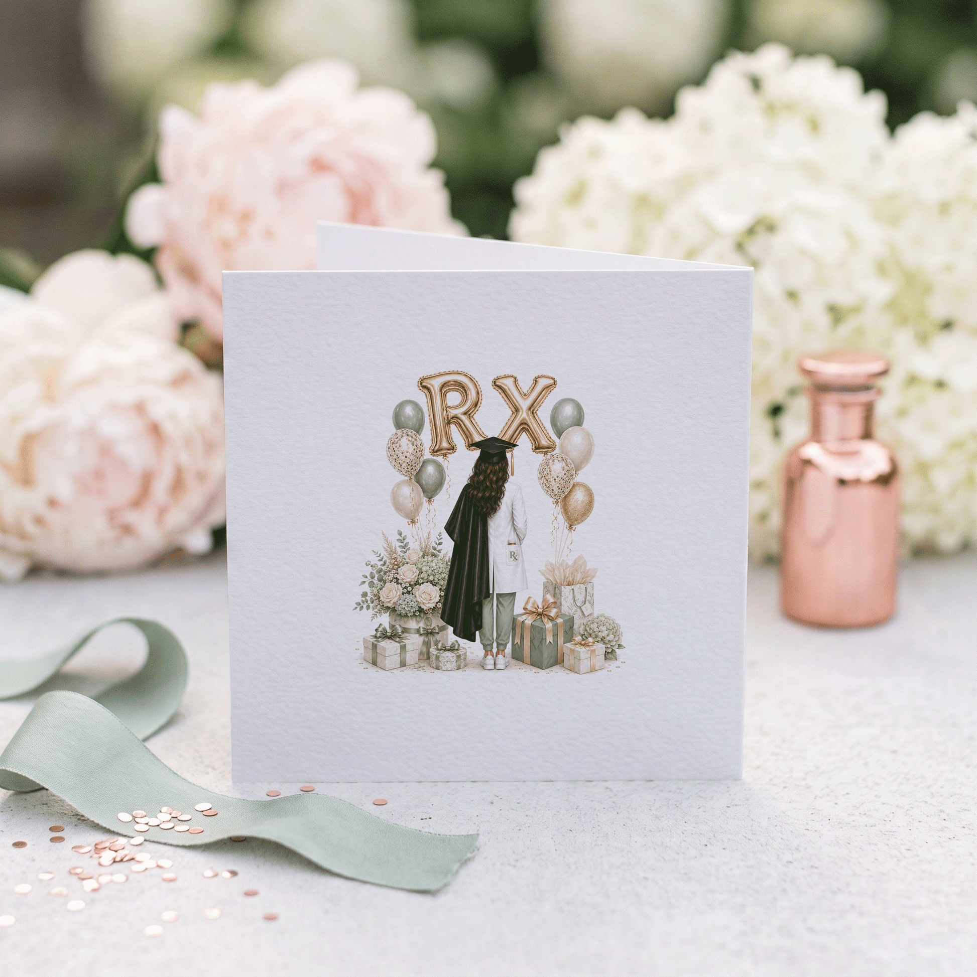 Pharmacist Graduation Card | Personalized PharmD RX Grad Gift - Pretty Gifted