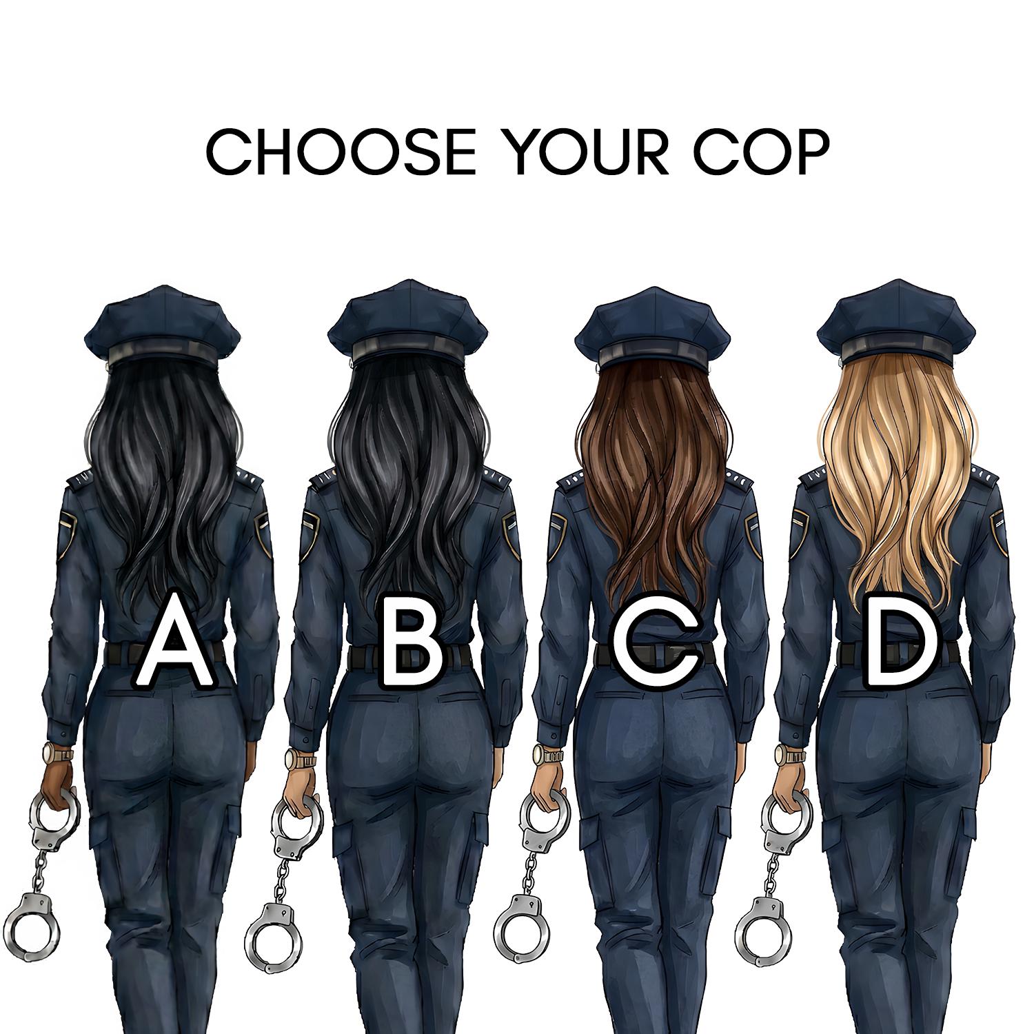 Police Academy Graduation Card, Personalized Officer Gift - Pretty Gifted