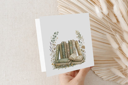 Retirement Card, Onto the Next Chapter Botanical Book Gift - Pretty Gifted