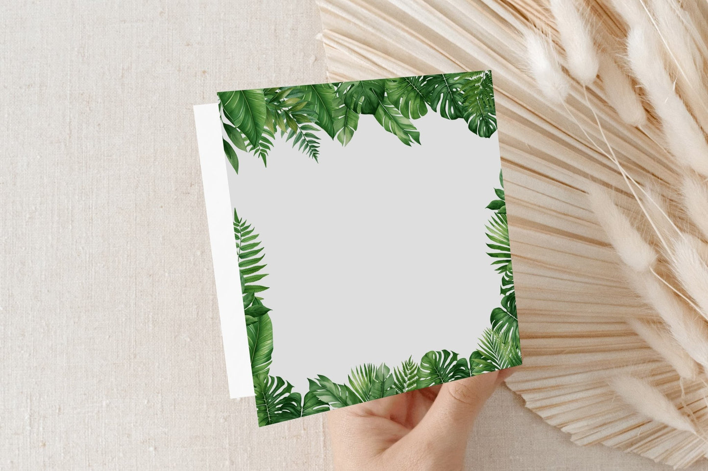 Safari 1st Birthday Card Personalized, Jungle Animals Boy Gift - Pretty Gifted